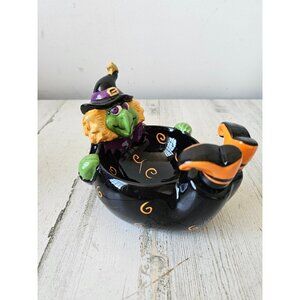 Ganz Halloween witch spreader bull tray party decor shabby chic